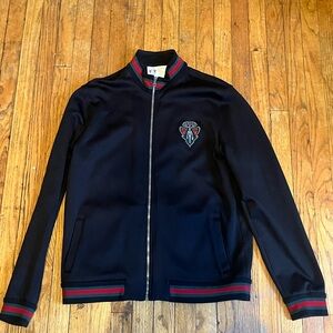 Gucci zip up sweater cut small
